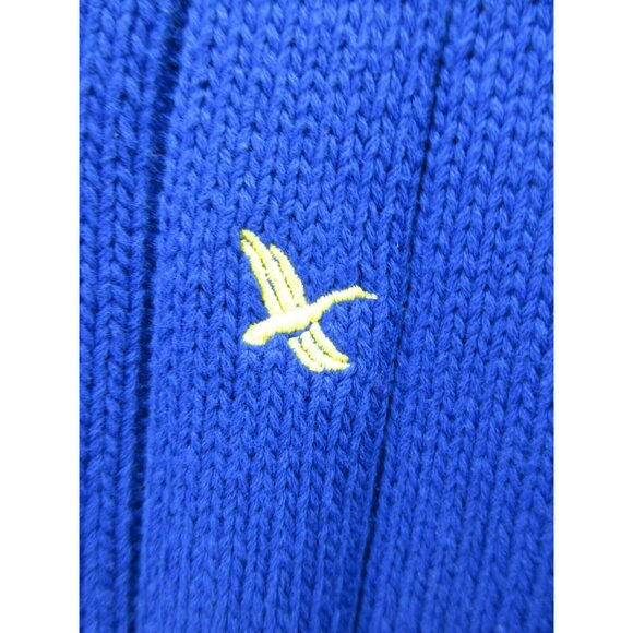 VINTAGE Eddie Bauer Sweater Large Pullover 90s Chunky Knit Heavy Logo - Picture 4 of 10